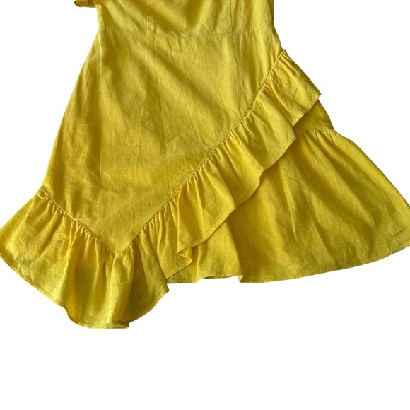 A New Day I Yellow One-Shoulder Dress - Picture 3 of 9